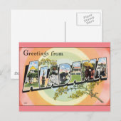 Alabama - Alabama-reizen Briefkaart (Voorkant / Achterkant)