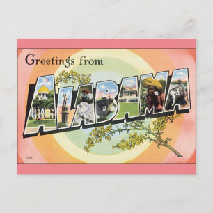 Alabama -  Alabama-reizen Briefkaart