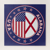 Alabama, Alabama t-shirt, sticker Alabama, Legpuzzel (Horizontaal)