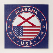 Alabama, Alabama t-shirt, sticker Alabama, Legpuzzel (Verticaal)