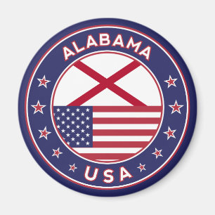 Alabama, Alabama t-shirt, sticker Alabama, Magneet