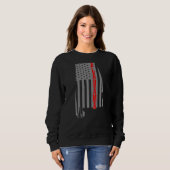 Alabama American Flag State Map Pride Patriotic 4t Trui (Voorkant volledig)