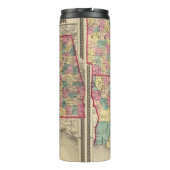 Alabama, Arkansas, Louisiana en Mississippi Thermosbeker (Achterkant)