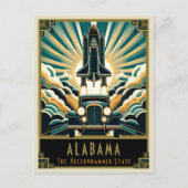 Alabama | Art. Deco Briefkaart (Voorkant)