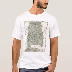 Alabama Atlas Map T-shirt