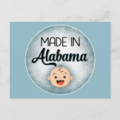 Alabama Baby Funny Blue New Boy Briefkaart (Voorkant)