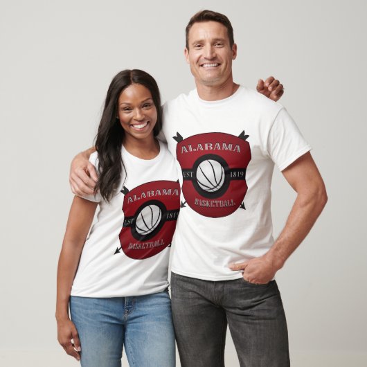 Alabama Basketball Shield Logo T-shirt (Unisex)