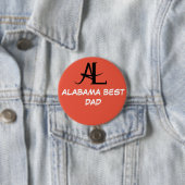 ALABAMA BESTE VADER RONDE BUTTON 7,6 CM (In situ)