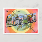 Alabama Big Letters Briefkaart (Voorkant)