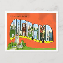 Alabama Big Letters Briefkaart