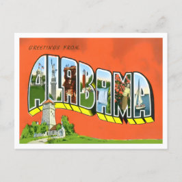 Alabama Big Letters Briefkaart