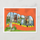 Alabama  Big Letters Briefkaart (Voorkant)