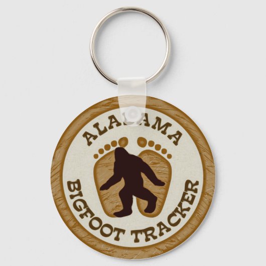 Alabama Bigfoot Tracker Sleutelhanger (Voorkant)