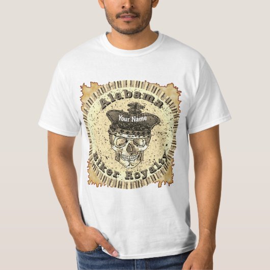 Alabama Biker  T-shirt (Voorkant)
