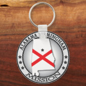 Alabama Birmingham LDS Mission Gifts Sleutelhanger (Voorkant)