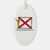ALABAMA BIRMINGHAM MISSIE LDS CTR KERAMISCH ORNAMENT (Rechts)