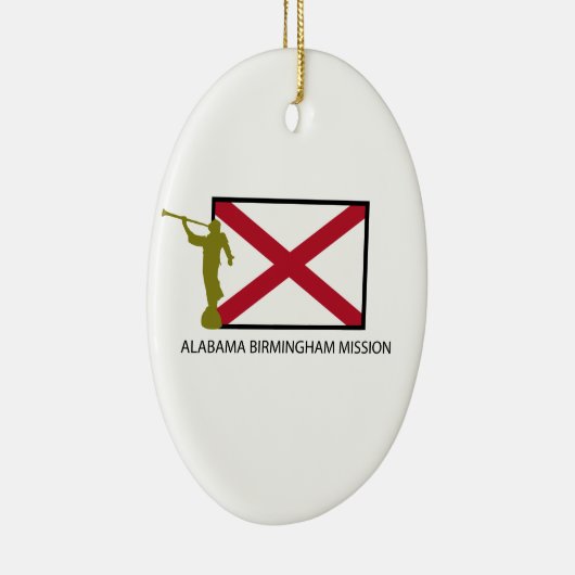 ALABAMA BIRMINGHAM MISSIE LDS CTR KERAMISCH ORNAMENT (Rechts)