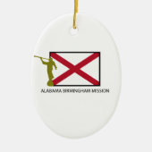 ALABAMA BIRMINGHAM MISSIE LDS CTR KERAMISCH ORNAMENT (Voorkant)