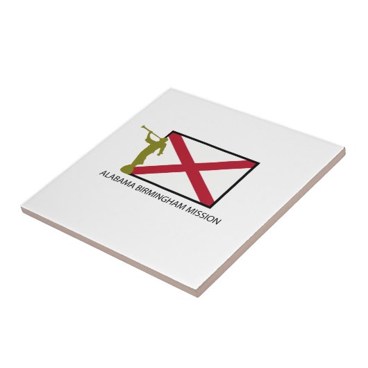ALABAMA BIRMINGHAM MISSIE LDS CTR TEGELTJE (Zijkant)