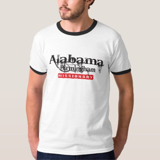 Alabama Birmingham Missionary Tshirt (Voorkant)
