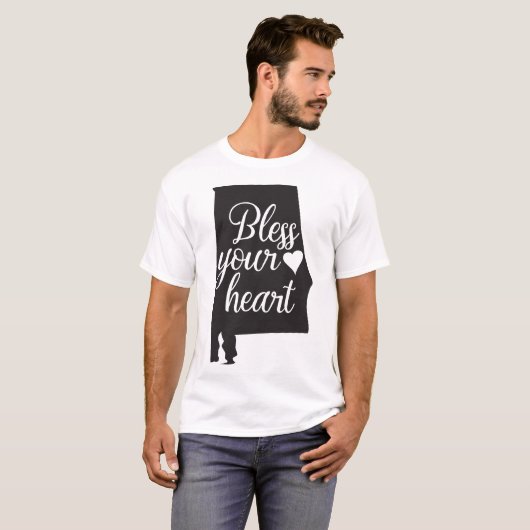 Alabama Bless Your Heart Tshirt (Voorkant volledig)