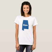 ALABAMA BLUE STATE T-SHIRT (Voorkant volledig)
