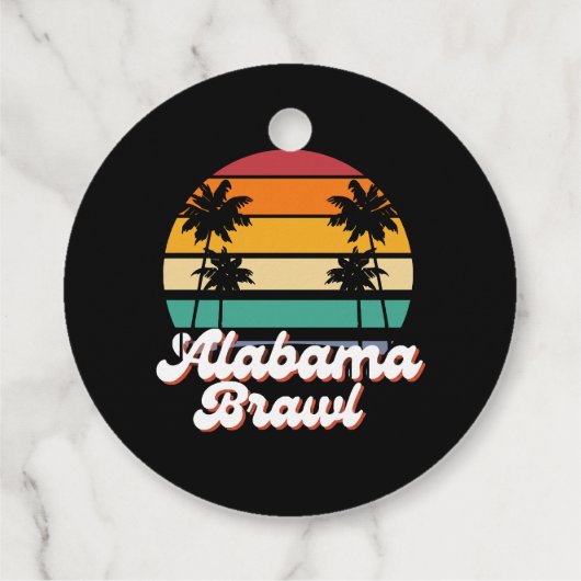 Alabama Brawl Bedankjes Labels (Achterkant)
