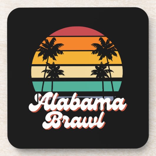 Alabama Brawl Bier Onderzetter (Voorkant)