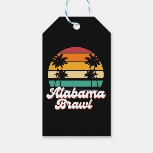 Alabama Brawl Cadeaulabel (Voorkant)