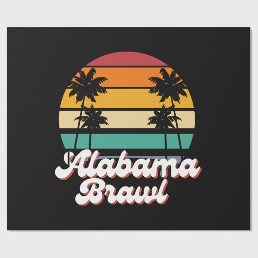 Alabama Brawl Cadeaupapier (Vlak)