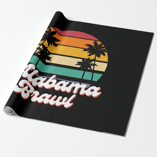 Alabama Brawl Cadeaupapier (Uitgerold)