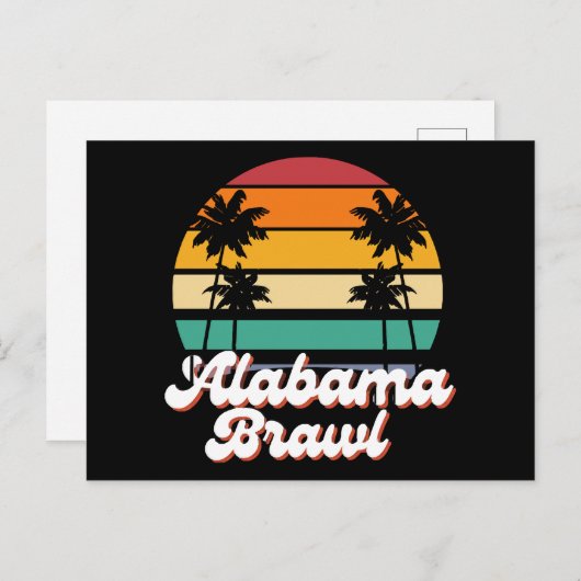 Alabama Brawl Feestdagenkaart (Voorkant / Achterkant)