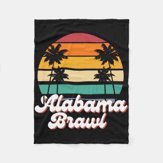 Alabama Brawl Fleece Deken (Voorkant)