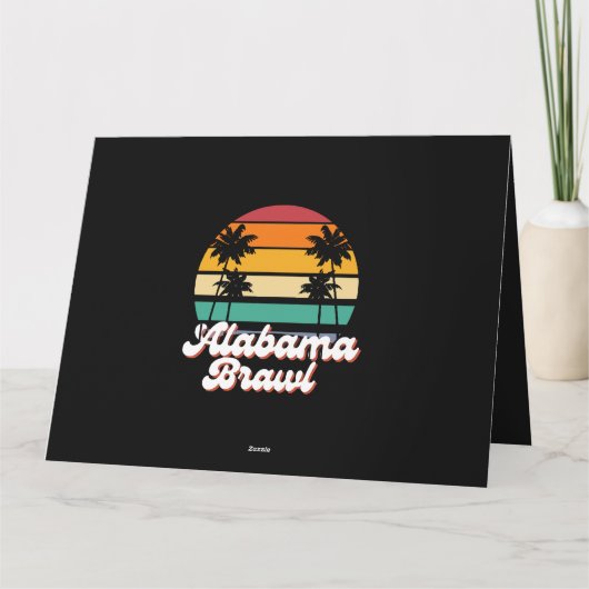 Alabama Brawl Kaart (Achterkant)