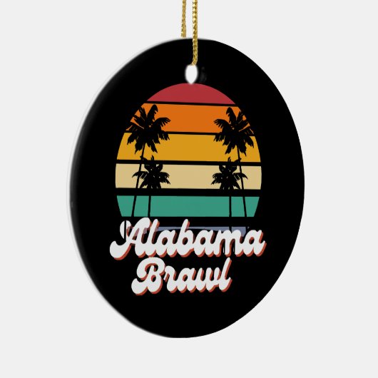 Alabama Brawl Keramisch Ornament (Rechts)