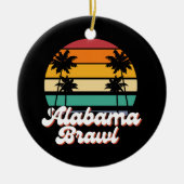 Alabama Brawl Keramisch Ornament (Voorkant)