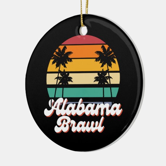 Alabama Brawl Keramisch Ornament (Links)