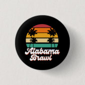 Alabama Brawl Ronde Button 3,2 Cm (Voorkant)