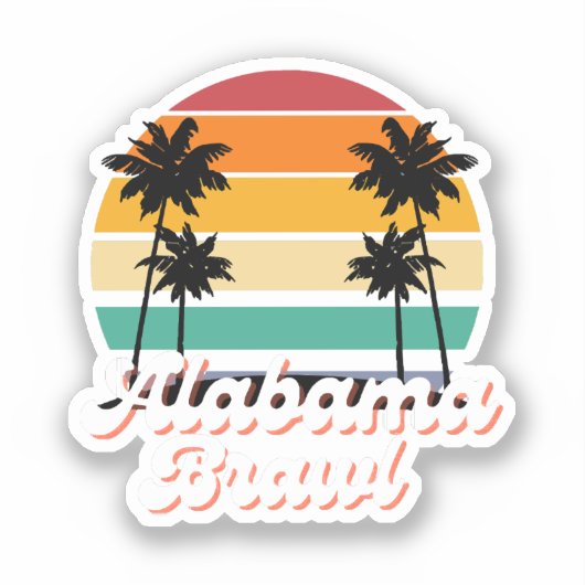 Alabama Brawl Sticker (Voorkant)