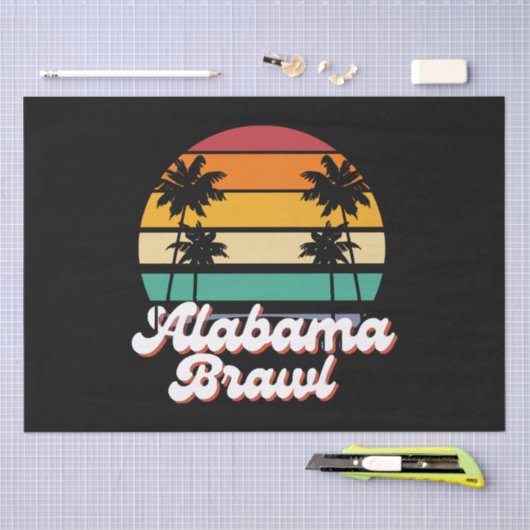 Alabama Brawl Tissuepapier (Craft)