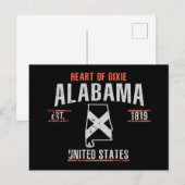 Alabama Briefkaart (Voorkant / Achterkant)