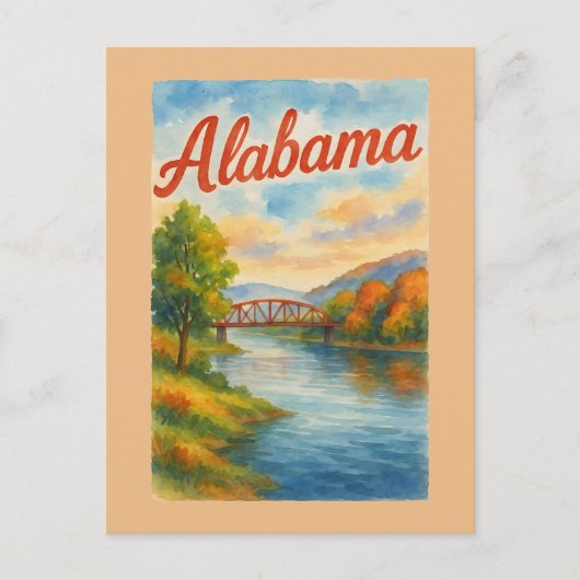 Alabama Briefkaart (Voorkant)