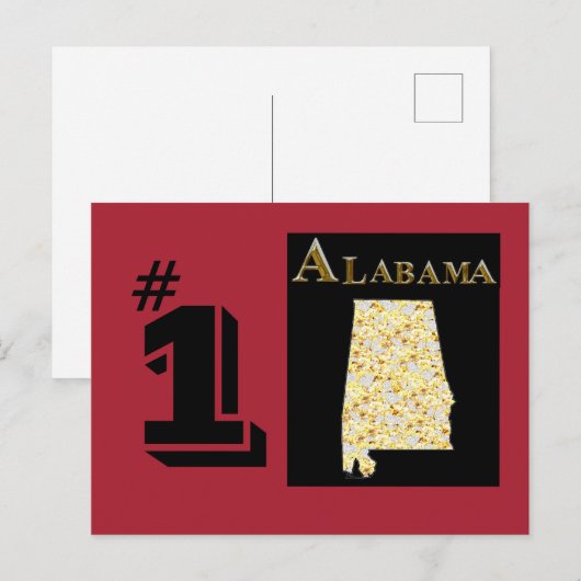 ALABAMA BRIEFKAART (Voorkant / Achterkant)