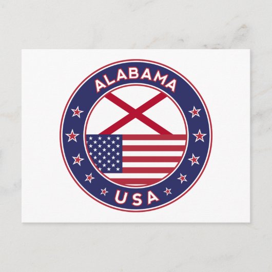 Alabama Briefkaart (Voorkant)