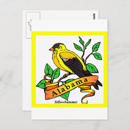 alabama briefkaart (Voorkant / Achterkant)