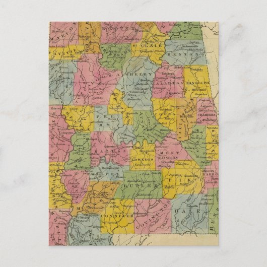 Alabama Briefkaart (Voorkant)