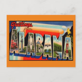 Alabama Briefkaart (Voorkant)