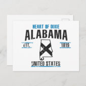 Alabama Briefkaart (Voorkant / Achterkant)