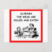 ALABAMA BRIEFKAART (Voorkant)