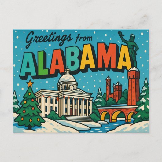 ALABAMA-Briefkaart Briefkaart (Voorkant)